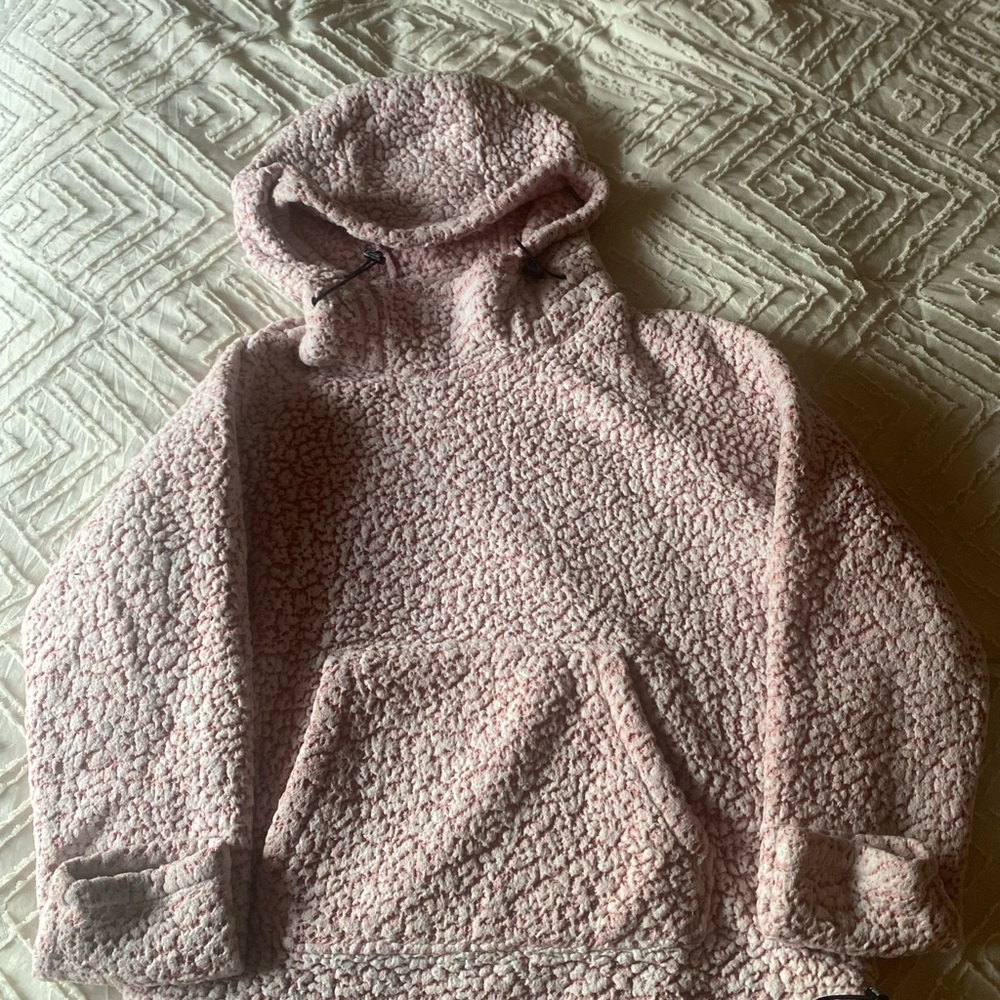 PINK Victoria's Secret Blush Sherpa Hoodie